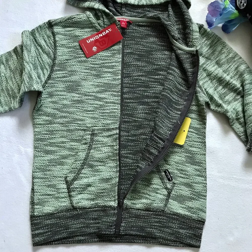 Unionbay NWT Full Zip Hoodie Cardigan for Boys M (10/12) *Pls See Description*